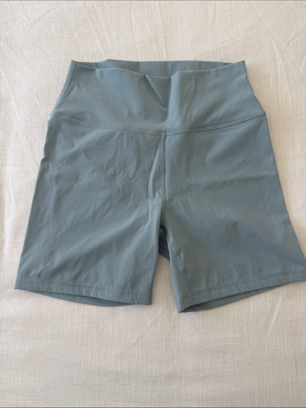 Women's High-Waist Active Bike Shorts - Slate Blue